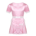 Sissy Maid Satin Dress with Apron - Sissy Panty Shop