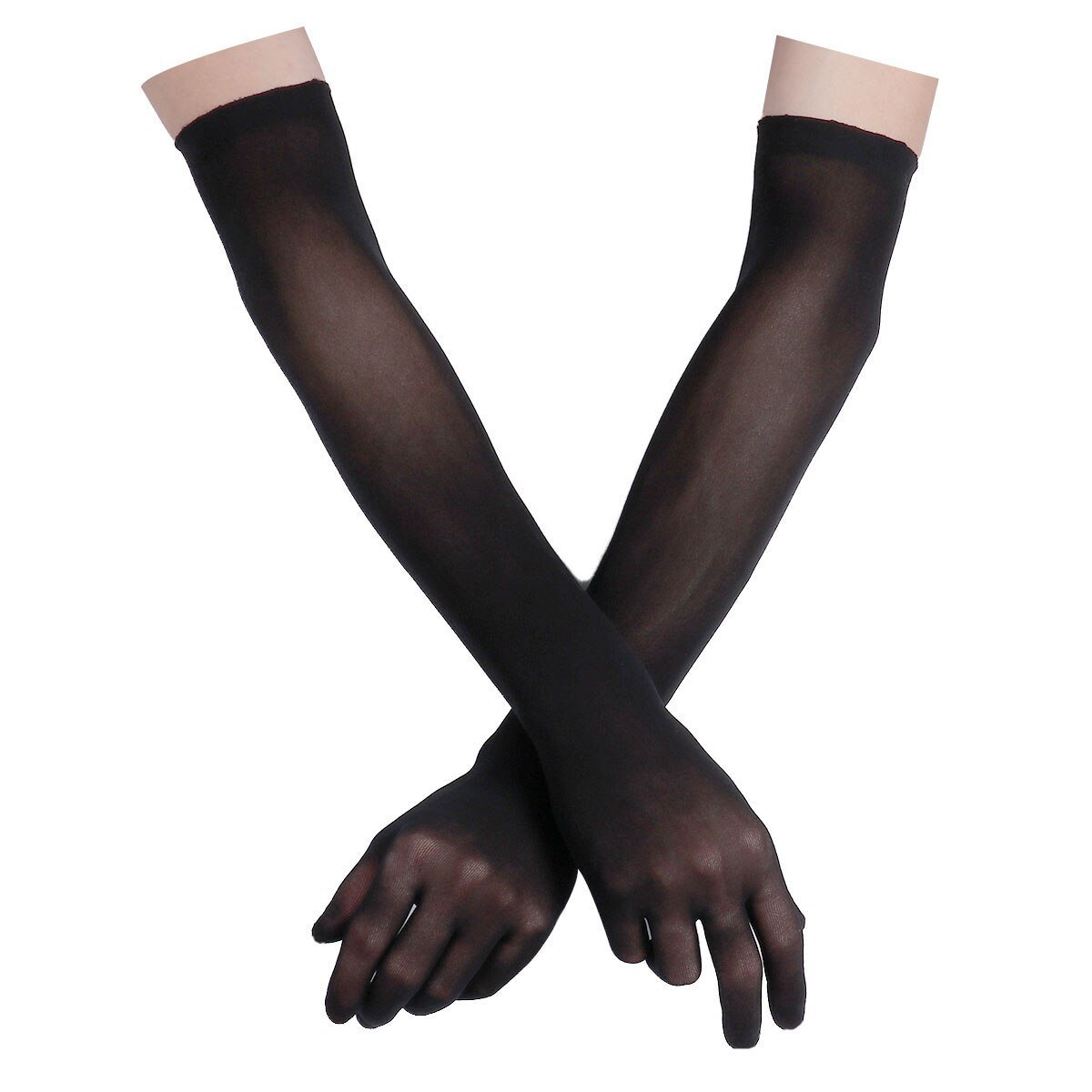 See Through Sheer Mesh Gloves - Sissy Panty Shop
