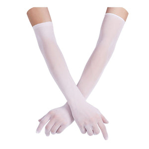 See Through Sheer Mesh Gloves - Sissy Panty Shop