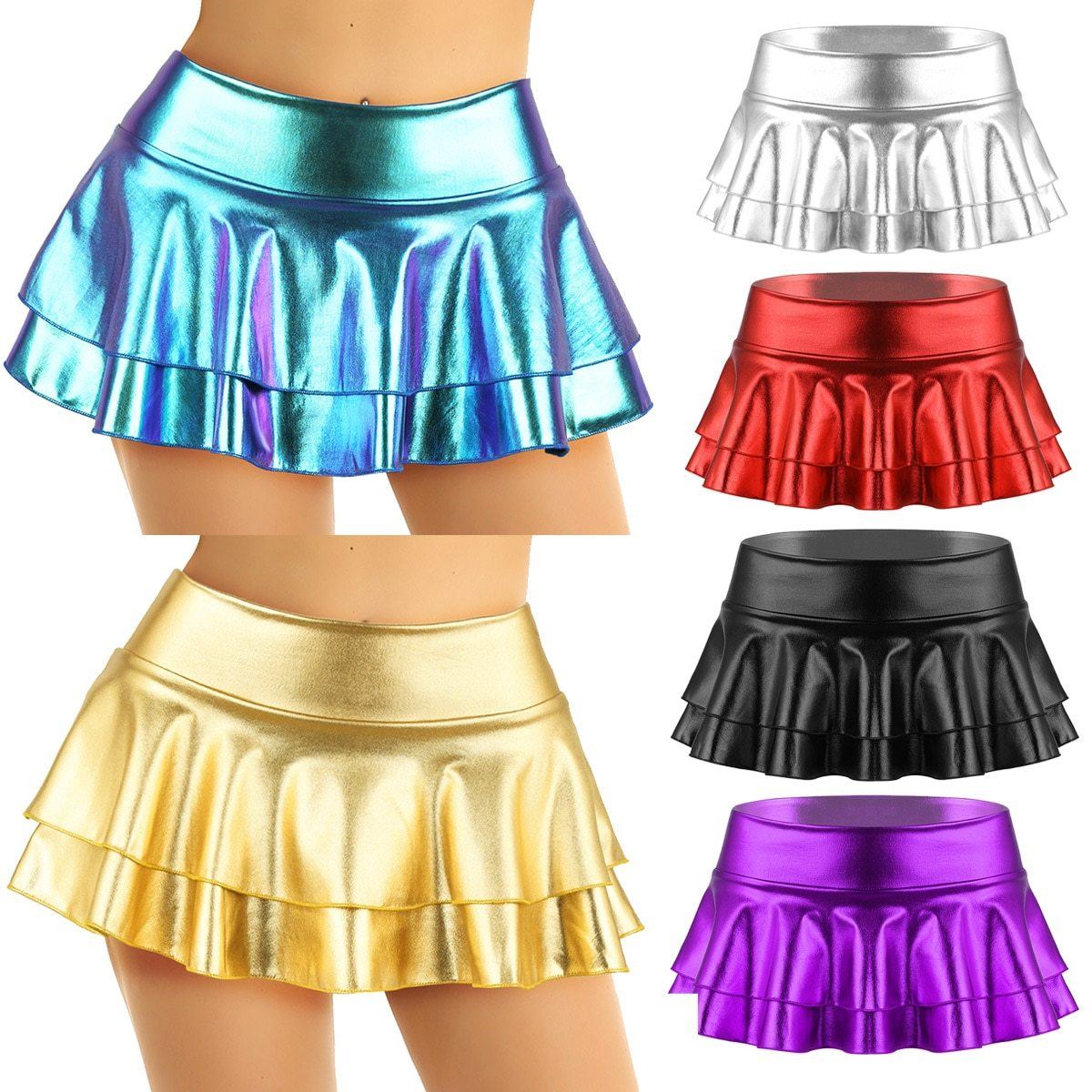 Layered Ruffled Mini Skirt - Sissy Panty Shop
