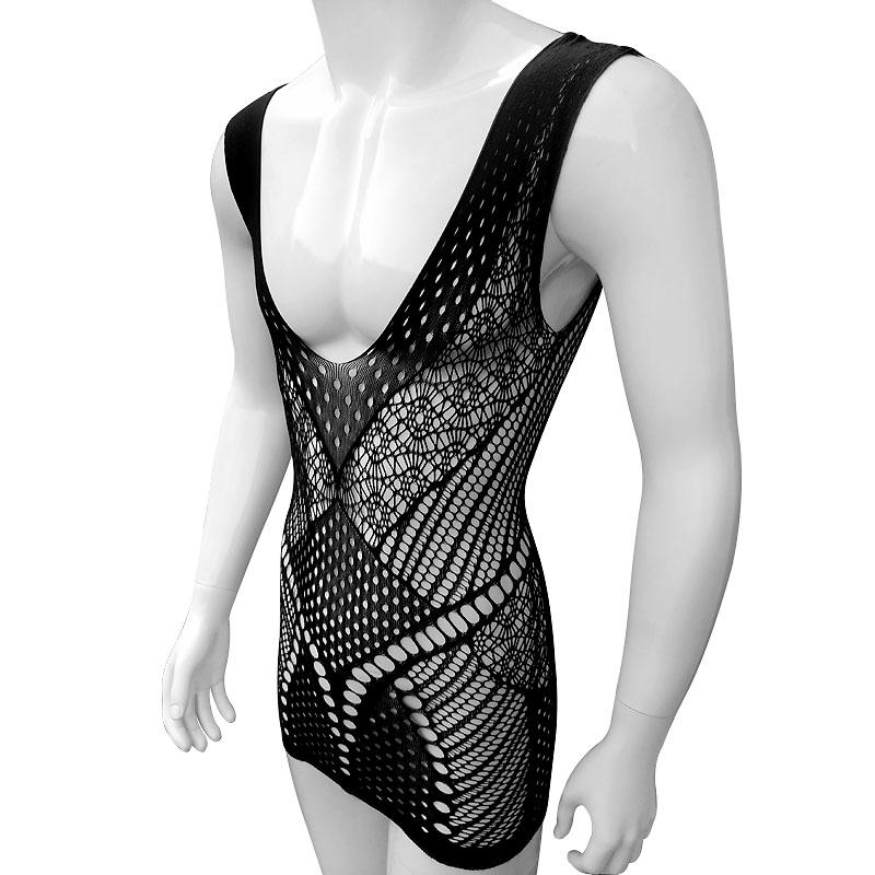 Sheer Fishnet Lingerie Dress - Sissy Panty Shop