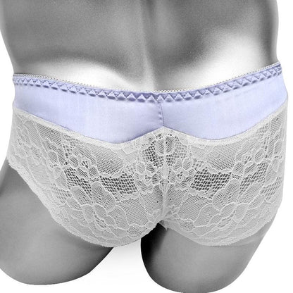 Satin & Lace See Through Panties - Sissy Panty Shop