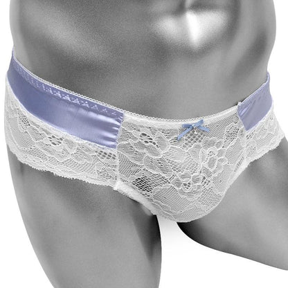 Satin & Lace See Through Panties - Sissy Panty Shop