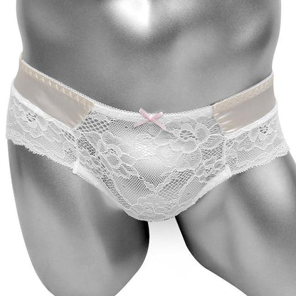 Satin & Lace See Through Panties - Sissy Panty Shop