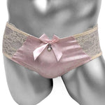 Shiny Satin & Lace Panties - Sissy Panty Shop