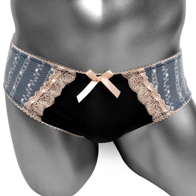 Lace Briefs With Bowknot - Sissy Panty Shop