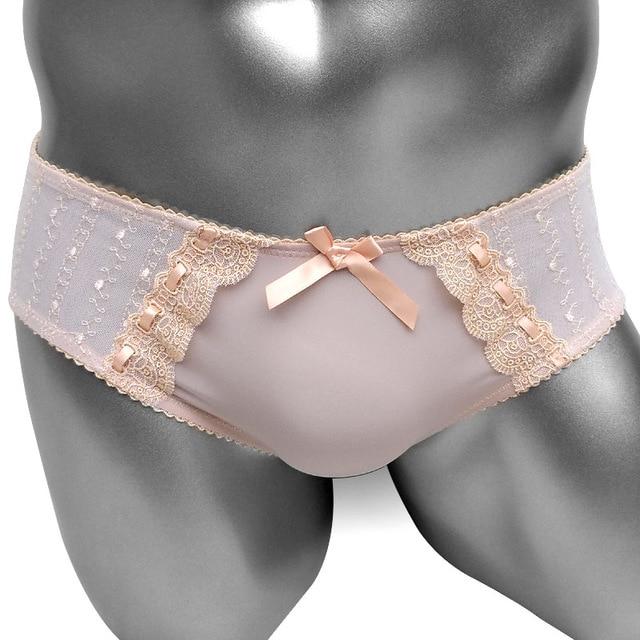 Lace Briefs With Bowknot - Sissy Panty Shop