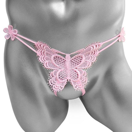 Open Crotch Butterfly G-String - Sissy Panty Shop