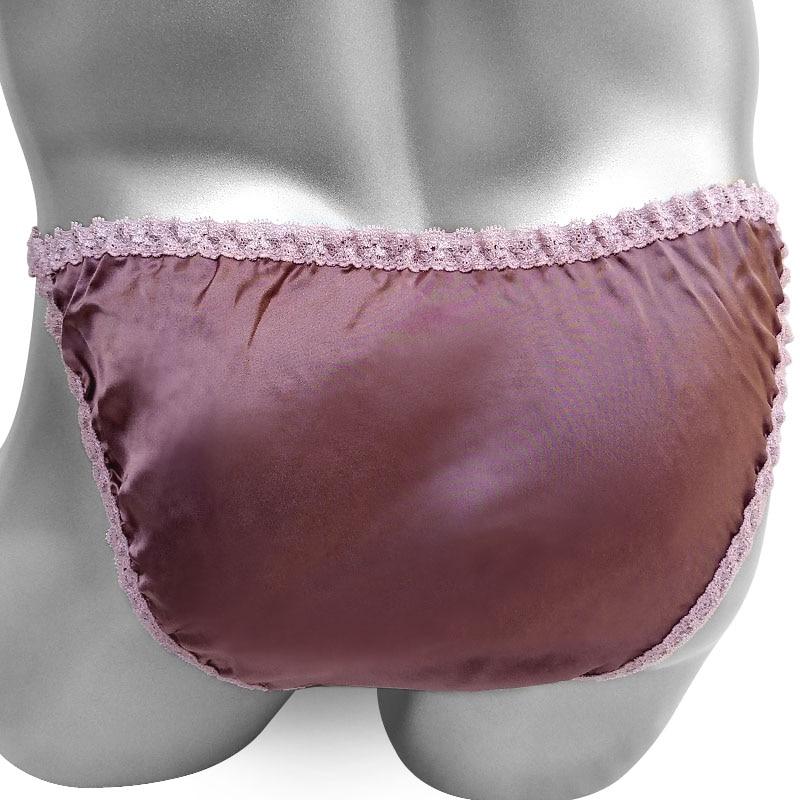 Silky Pouch Ruffle Lace Panties - Sissy Panty Shop