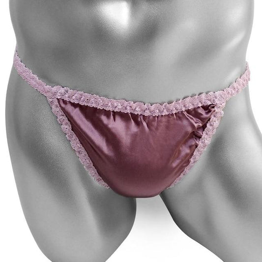 Silky Pouch Ruffle Lace Panties - Sissy Panty Shop