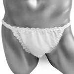 Silky Pouch Ruffle Lace Panties - Sissy Panty Shop