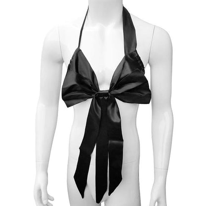 Big Bow Backless Bodysuit - Sissy Panty Shop