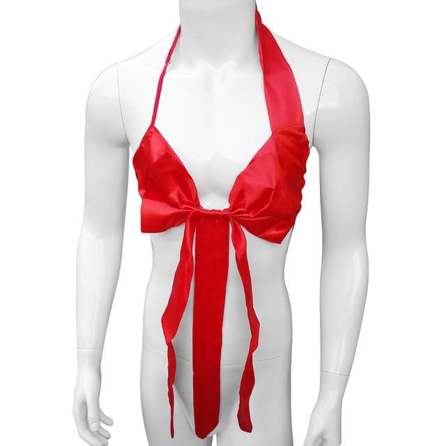 Big Bow Backless Bodysuit - Sissy Panty Shop