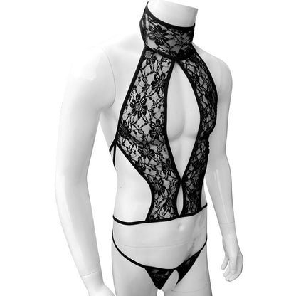 Crotchless Lace Bodysuit - Sissy Panty Shop