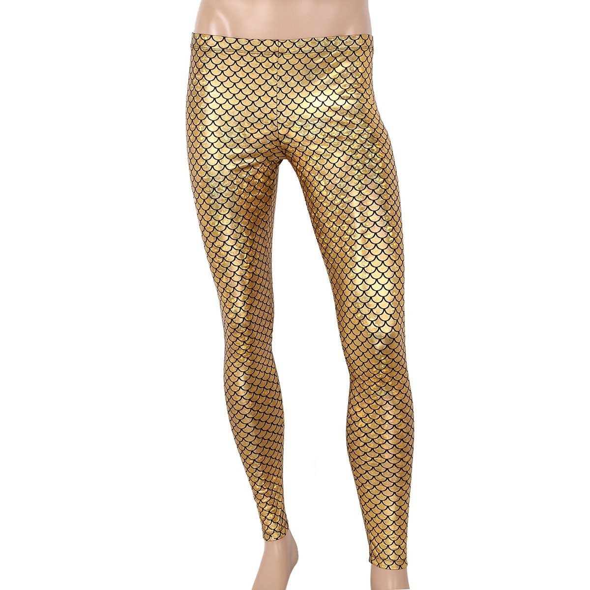 Shiny Mermaid Fish Scale Leggings - Sissy Panty Shop