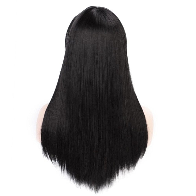 "Sissy Fiona" Long Straight Wig w/ Bangs - Sissy Panty Shop