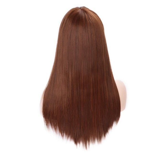 "Sissy Fiona" Long Straight Wig w/ Bangs - Sissy Panty Shop