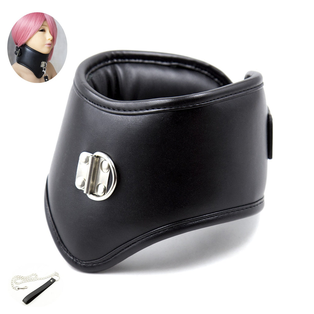 BDSM Soft Padded Slave Collar - Sissy Panty Shop