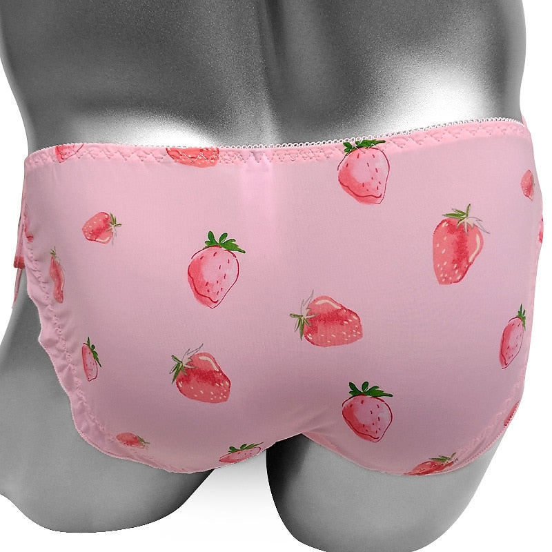 Strawberry Sissy Briefs - Sissy Panty Shop
