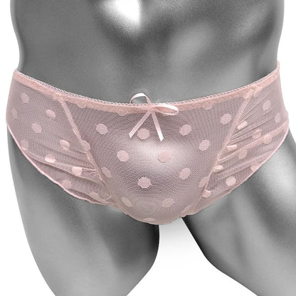 Sissy Lola Polka Dot Mesh Panties - Sissy Panty Shop