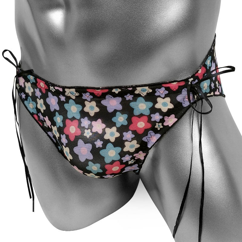 Sissy Ingrid Flower Bikini - Sissy Panty Shop