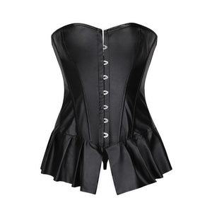 Sissy Nora Leather Corset - Sissy Panty Shop