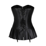 Sissy Nora Leather Corset - Sissy Panty Shop