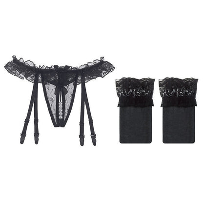 Lace Garter Belt Set - Sissy Panty Shop