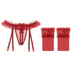 Lace Garter Belt Set - Sissy Panty Shop
