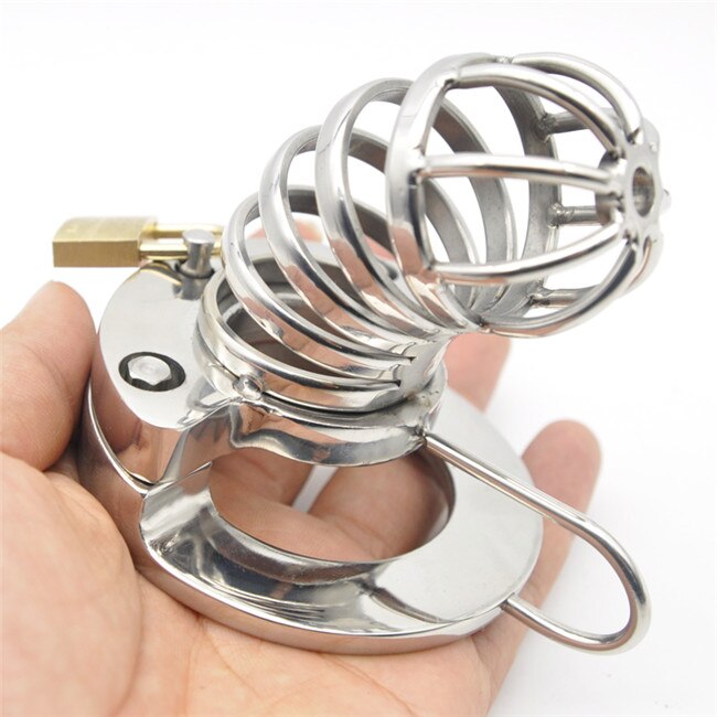 Male Chastity Device Cock Cage with Stealth Lock - Sissy Panty Shop