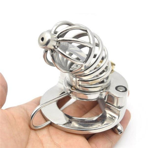 Male Chastity Device Cock Cage with Stealth Lock - Sissy Panty Shop