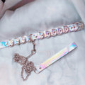 BDSM, DDLG, Submissive Choker Collar with Leash - Sissy Panty Shop