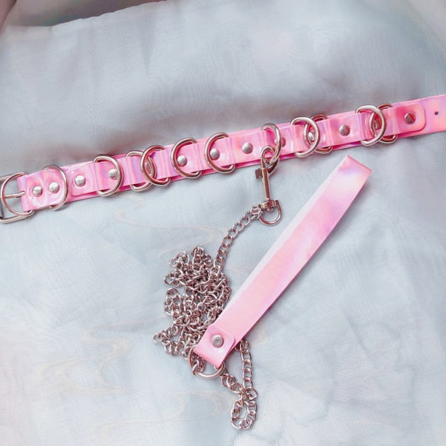 BDSM, DDLG, Submissive Choker Collar with Leash - Sissy Panty Shop