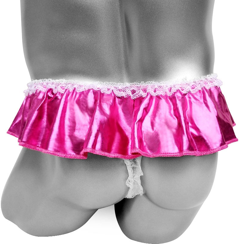 Skirted Crotchless Sissy Panties - Sissy Panty Shop