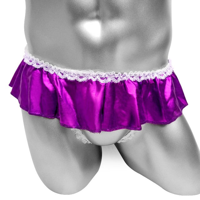 Skirted Crotchless Sissy Panties - Sissy Panty Shop