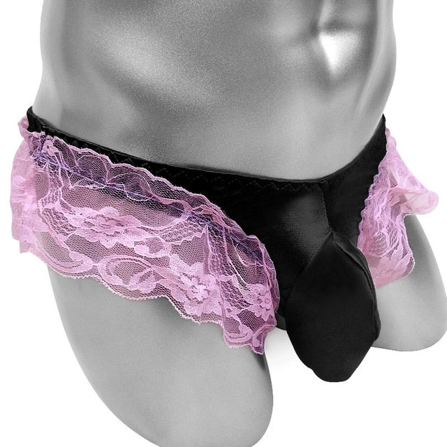 "Sissy Liz" Frilly Lace Pouch Panties - Sissy Panty Shop