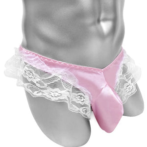 "Sissy Liz" Frilly Lace Pouch Panties - Sissy Panty Shop