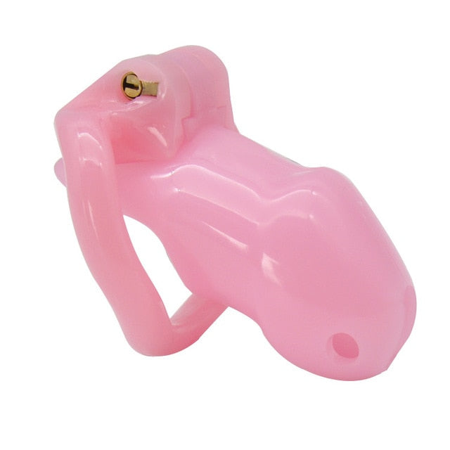 Resin Chastity Cock Cage with 4 Penis Rings - Sissy Panty Shop