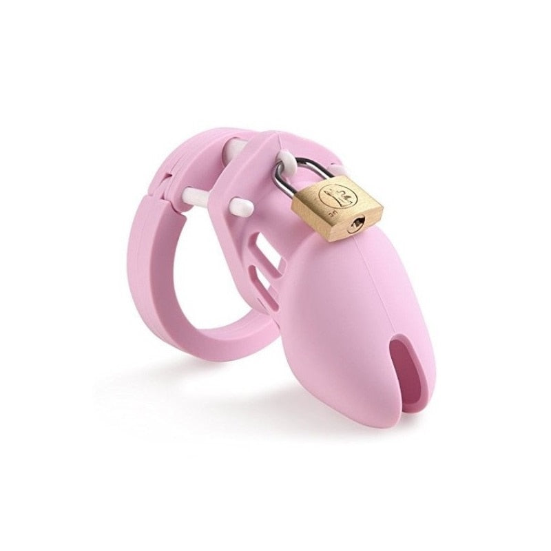 "Slutty Tina" Pink Chastity Cage - Sissy Panty Shop
