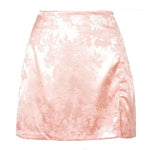 Satin Mini Skirt - Sissy Panty Shop