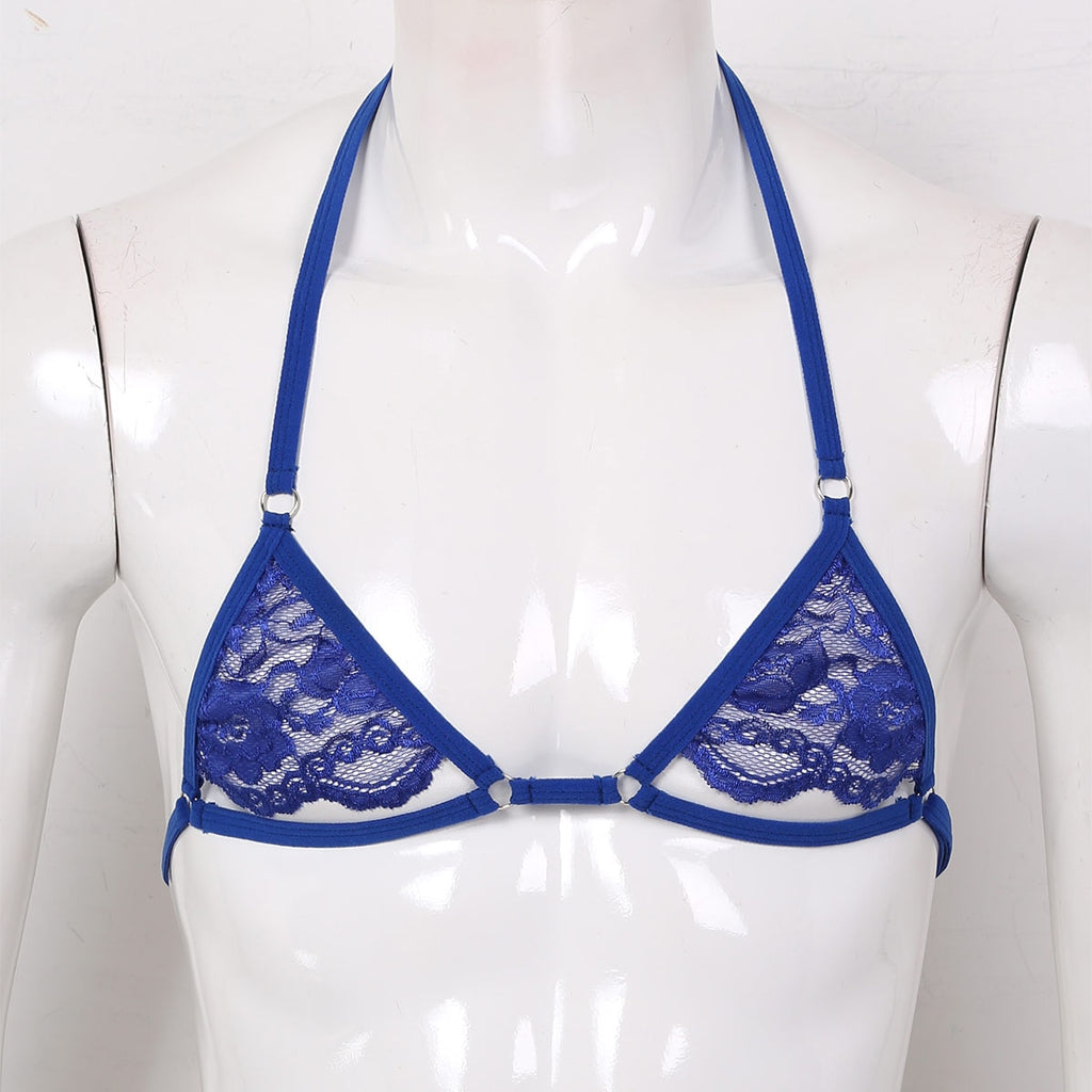 Sissy Sheer Lace Mini Bra - Sissy Panty Shop