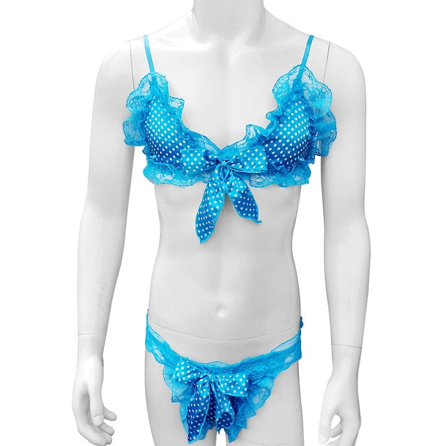 Ruffled Sissy Lingerie Set - Sissy Panty Shop