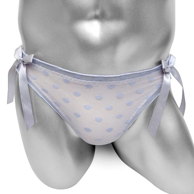 Dot Mesh Sissy Lux Briefs - Sissy Panty Shop