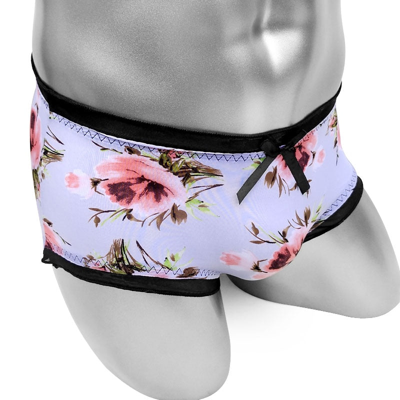 Sissy Lux Floral Briefs - Sissy Panty Shop