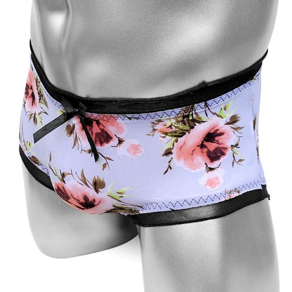 Sissy Lux Floral Briefs - Sissy Panty Shop