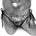 Embroidered Lux Sissy Thong - Sissy Panty Shop