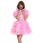 Lockable Pink Ruffles Dress - Sissy Panty Shop