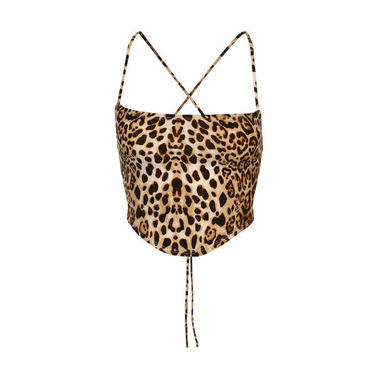 Wild Sissy Leopard Top - Sissy Panty Shop