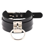 BDSM Handmade Leather Collar - Sissy Panty Shop