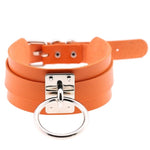 BDSM Handmade Leather Collar - Sissy Panty Shop